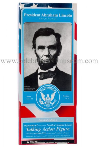 Abraham Lincoln Toy President doll box