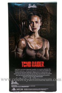 Alicia Vikander doll box back