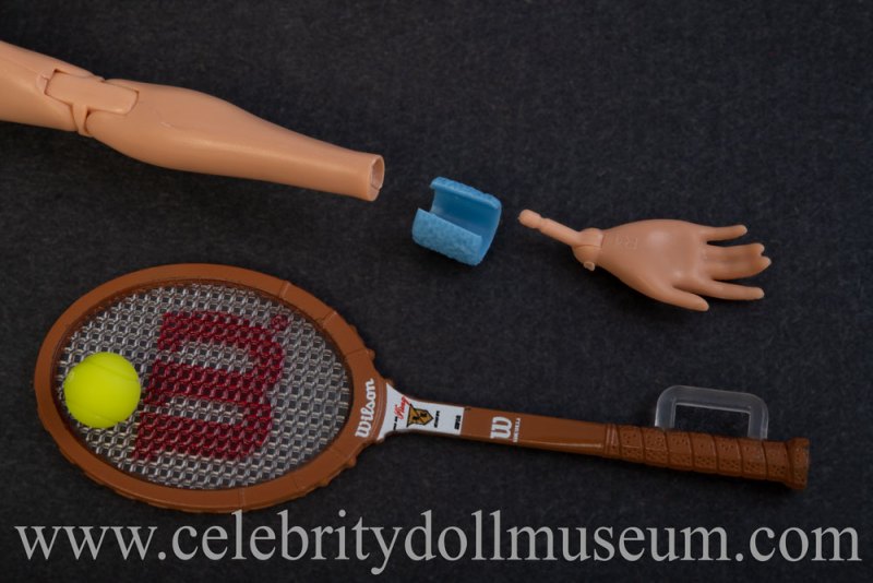 Billie Jean King doll accessories