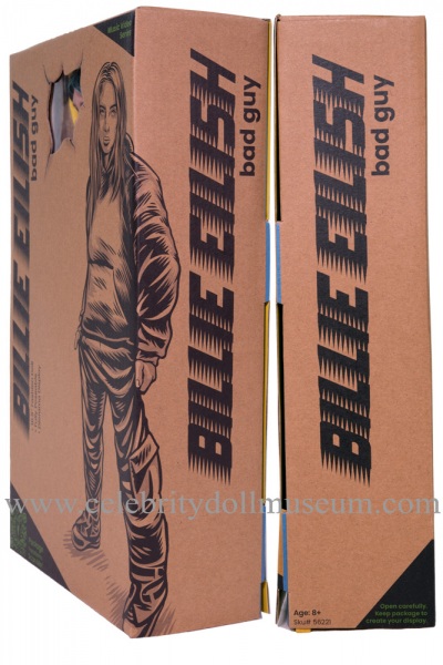 Billie Eilish Doll -Bad Guy box sides