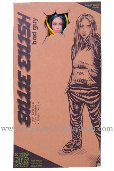 Billie Eilish Doll -Bad Guy box front