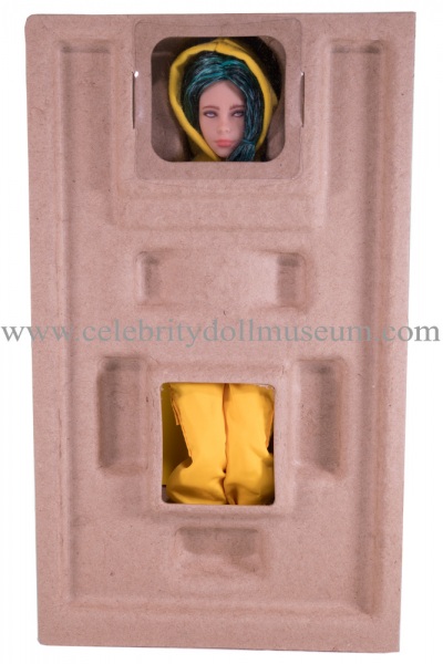 Billie Eilish Doll -Bad Guy box insert closed