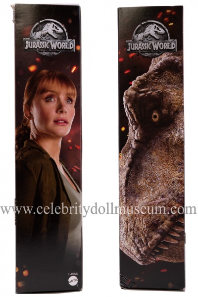 Bryce Dallas Howard (Jurassic World) doll box sides