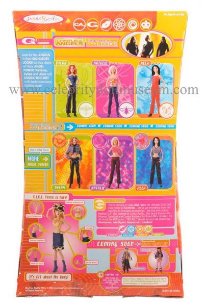 Cameron Diaz doll box back