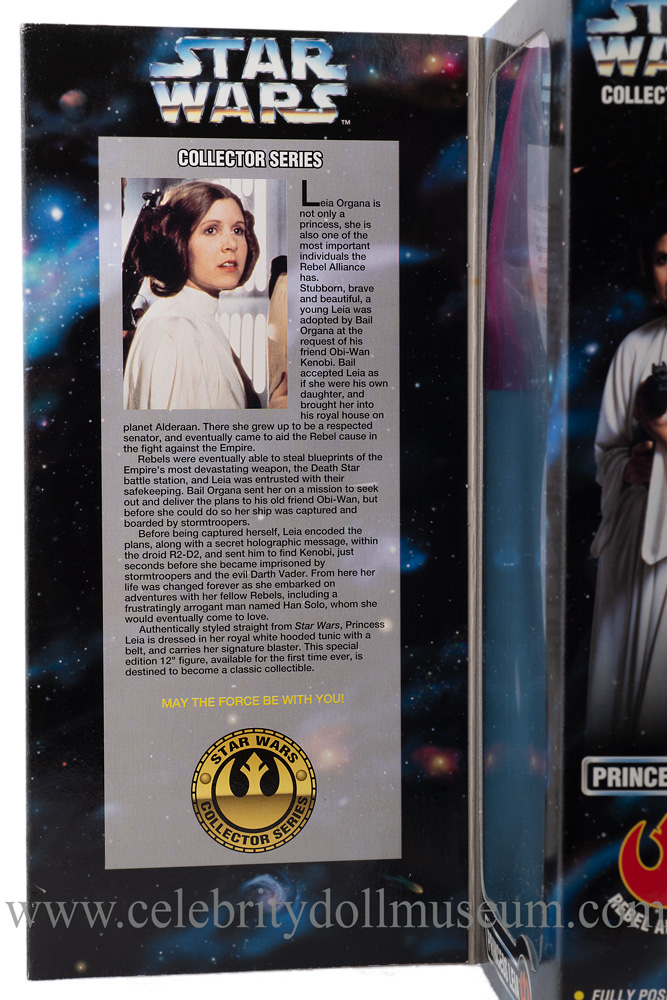 Princess Leia Star Wars Doll Carrie Fisher 1996 Collector 12 Inch Figure Toy for sale online