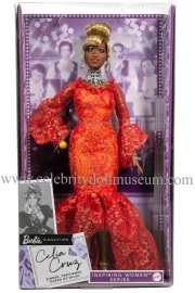 Celia Cruz doll box