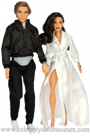 Gal Gadot and Chris Pine dolls