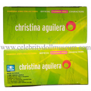 Christina Aguilera fashion doll box top and bottom