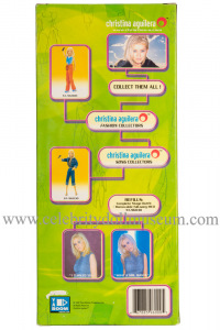 Christina Aguilera fashion doll box back