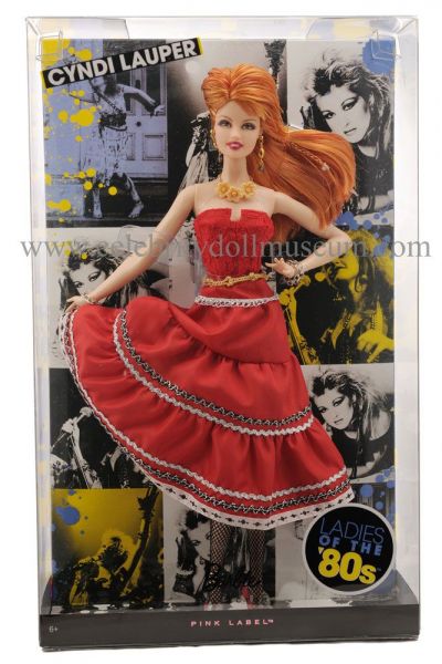 Cyndi Lauper doll box front