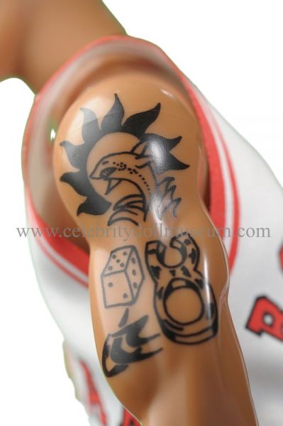 Dennis Rodman doll tattoos