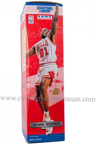 Dennis Rodman Action Figure box other side