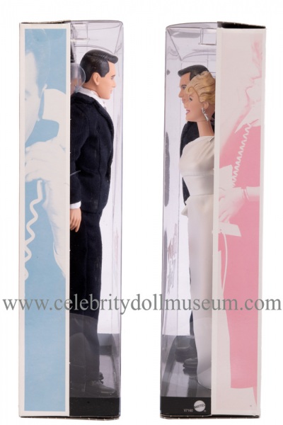 Doris Day and Rock Hudson dolls box sides