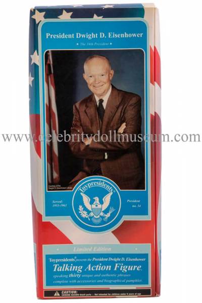 Dwight D Eisenhower Talking doll box front