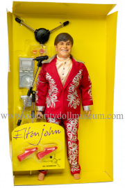 Elton John doll box insert