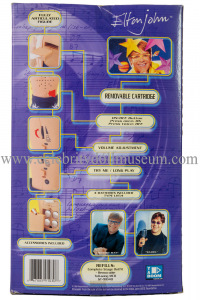 Elton John doll box back