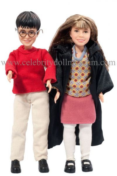 Danie lRadcliffe and Emma Watson dolls