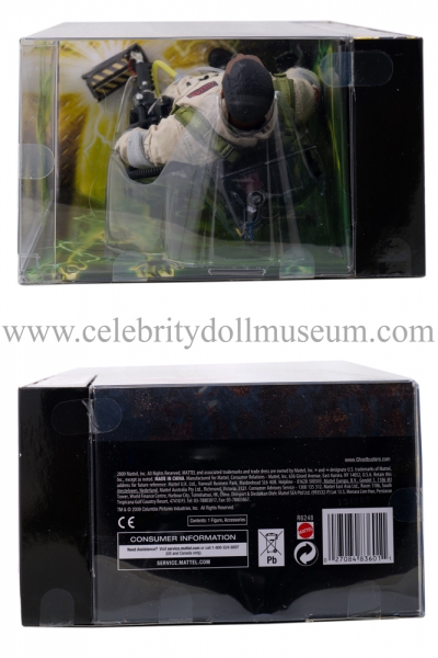 Ernie Hudson doll box top and bottom