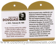 Frederick Douglass doll tag inside
