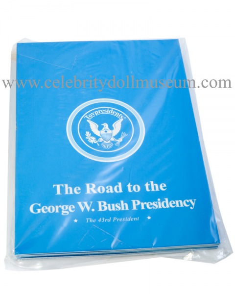 George W. Bush talking doll biographical pamphlet