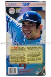 Hideo Nomo doll box back