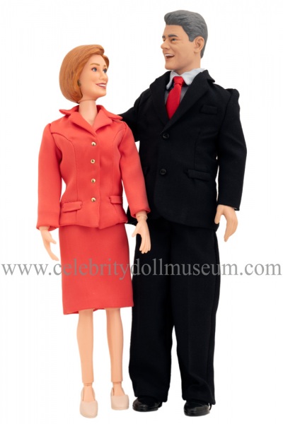 Bill and Hillary Clinton Toypresident Dolls