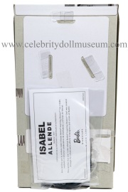 Isabel Allende Doll insert back