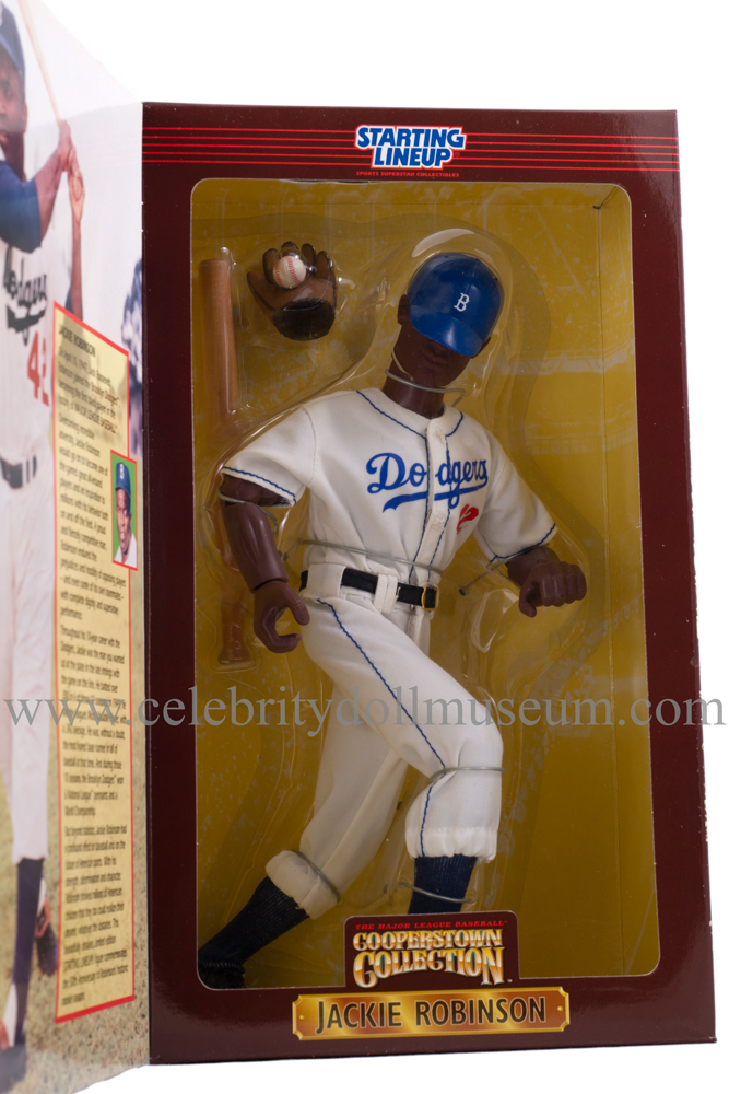 1997 Starting Lineup Cooperstown Collection Jackie Robinson 12" Poseable Figure! 
