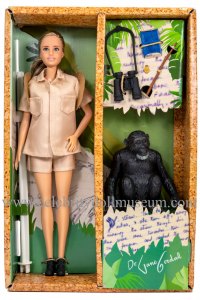 Jane Goodall doll box insert