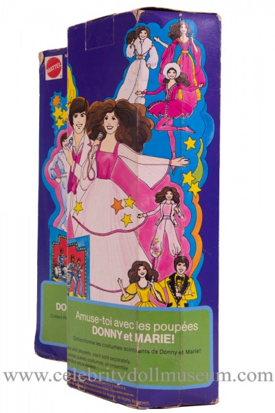 Jimmy Osmond doll box side