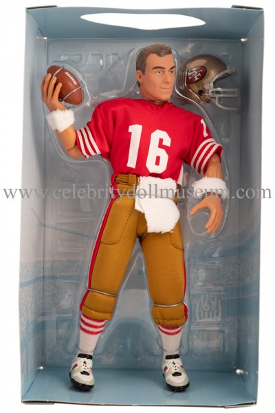 Joe Montana Action Figure Box Insert