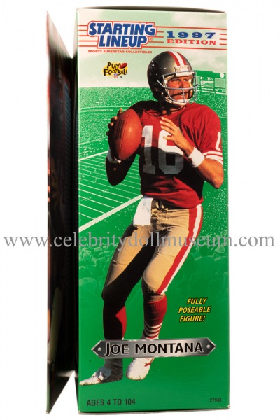 Joe Montana Action Figure box side