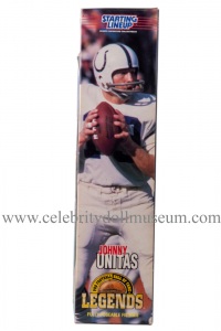 Joe Namath and Johnny Unitas Action figure set box side