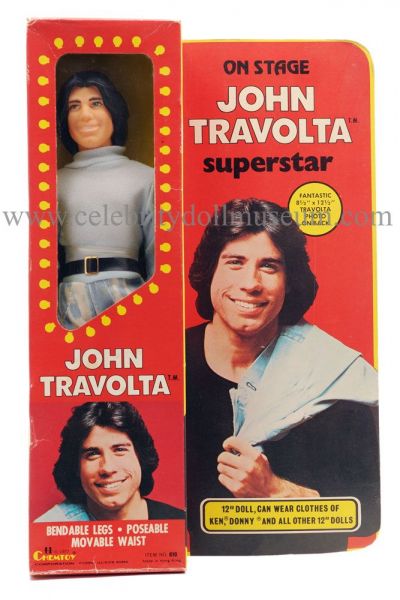 John Travolta doll dox box