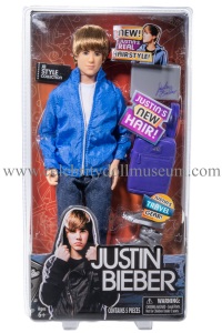 Justin Bieber travel gear doll