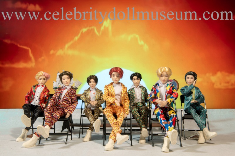 BTS as dolls in IDOL video