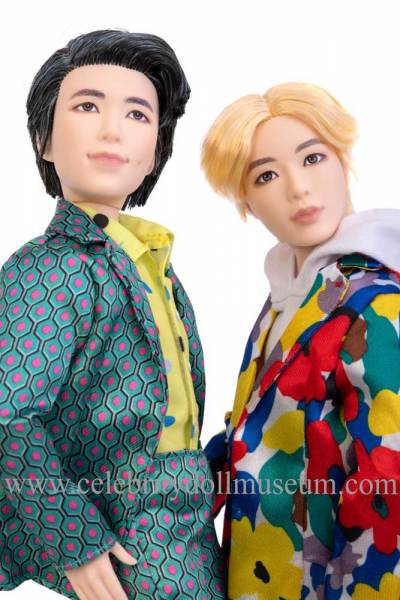 Jin and RM BTS dolls