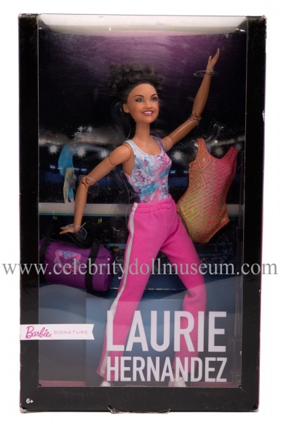 Laurie Hernandez doll box