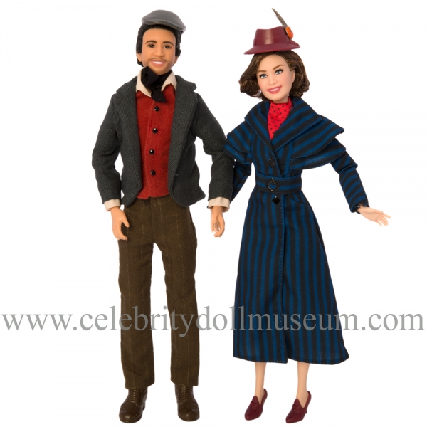 Lin-Manuel Miranda and Emily Blunt dolls