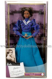 Madam C J Walker doll box