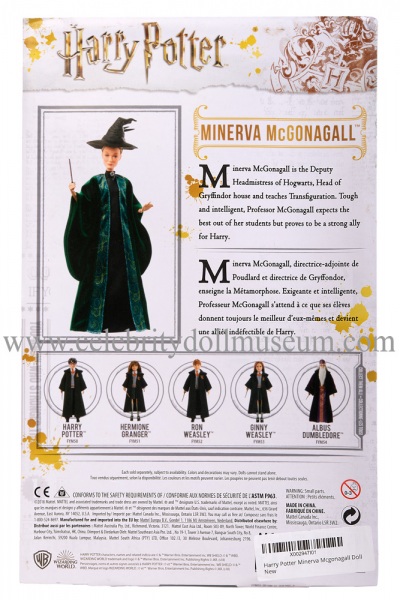 Maggie Smith doll box back