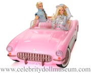 Barbie drive  the pink corvette