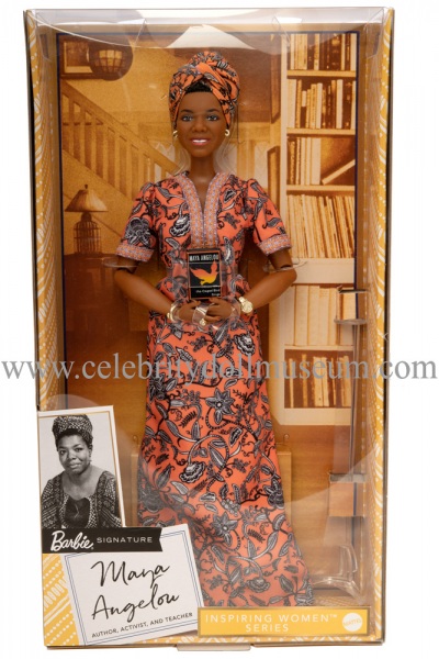 Maya Angelou doll box front