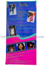 Naomi Campbell doll box back