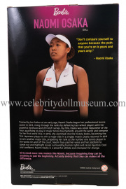 Naomi Osaka doll box back