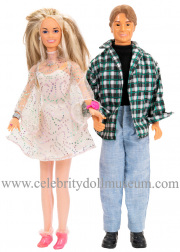 Melissa Joan Hart and Nate Reichert dolls