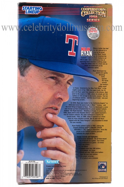 Nolan Ryan Action Figure box back