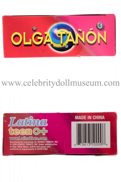 Olga TaÃ±Ã³n doll box top and bottom