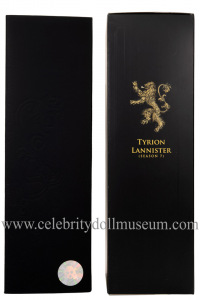 Peter Dinklage doll box and sleeve side view