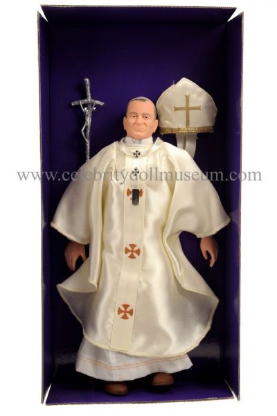 Pope John Paul II doll box insert